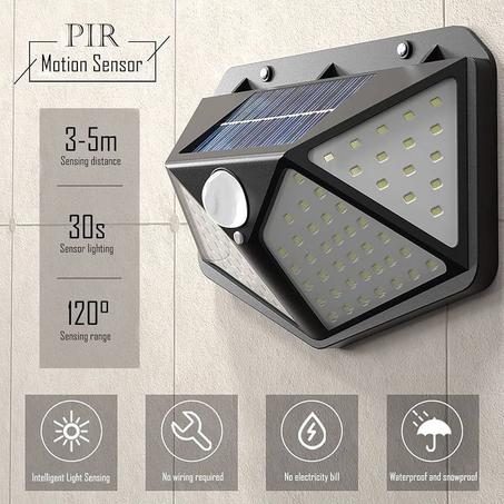 مصباح الطاقة الشمسية بمستشعر حركة