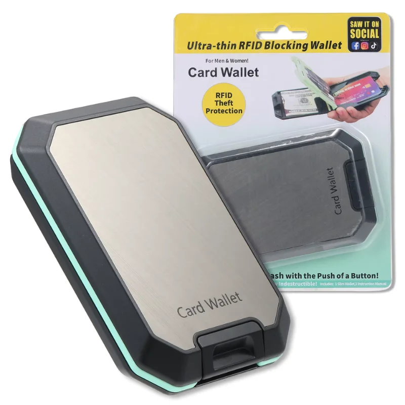 احمِ أموالك وبطاقاتك بذكاء مع محفظة RFID العصرية.