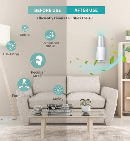 AIR PURIFIER منقي الهواء ومعقم بالاشعة فوق البنفسجية