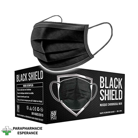 MASK chirurgicale Noire 50 unité