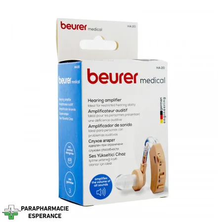 Beurer HA 20 Amplificateur de son, très discret derrière l'oreille سماعات الأدن الطبية