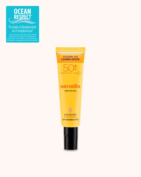 Soin pour le visage anti-âge fluide teinté SPF50+ Teinté