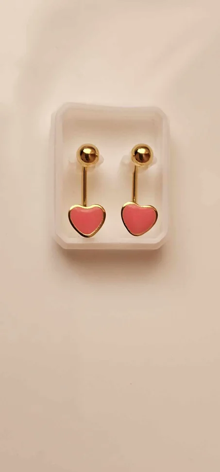 Boucles d'oreilles coeur