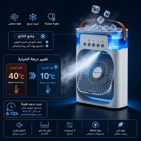 ❄️ Rafraîchisseur d'Air Portable