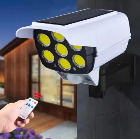 🌞 كشاف طاقة شمسية بجهاز استشعار🌞