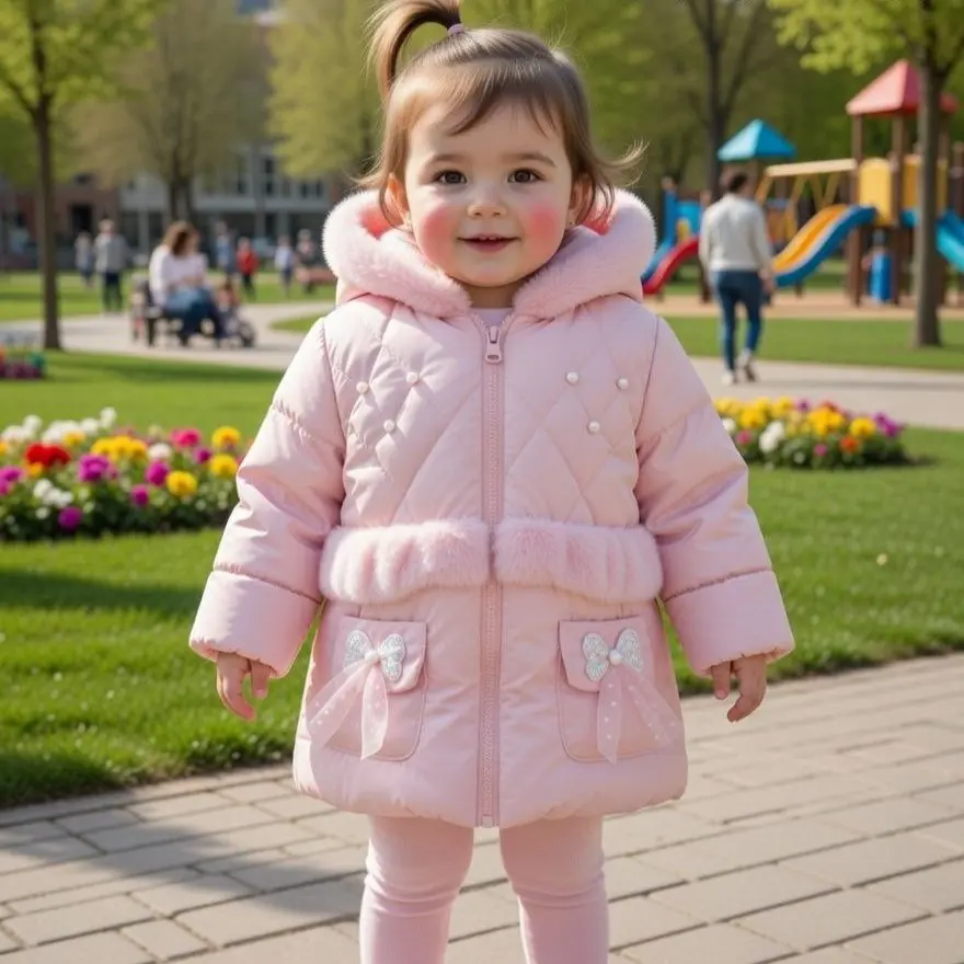 مونطو شتوي للبنات مبطن