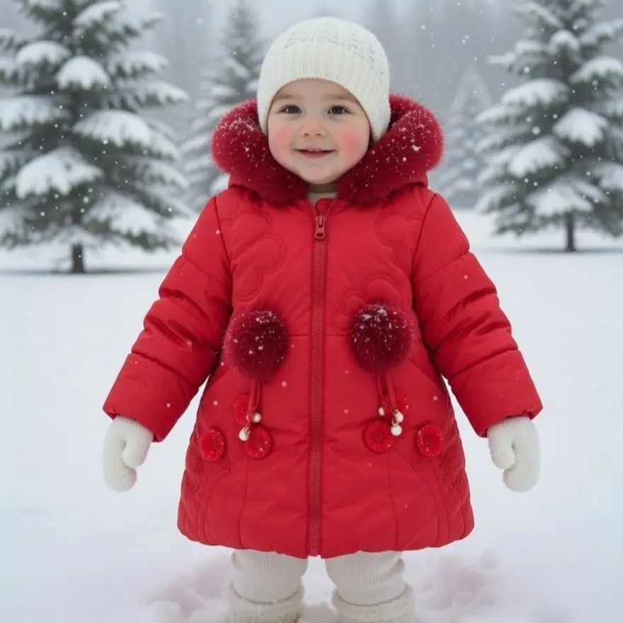 مونطو شتوي للبنات مبطن