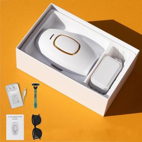 Professional Permanent Laser Depilator IPL Hair Removal Handset Home Use For Women and Men جهاز ليزر منزلي لازالة الشعر الأصلي