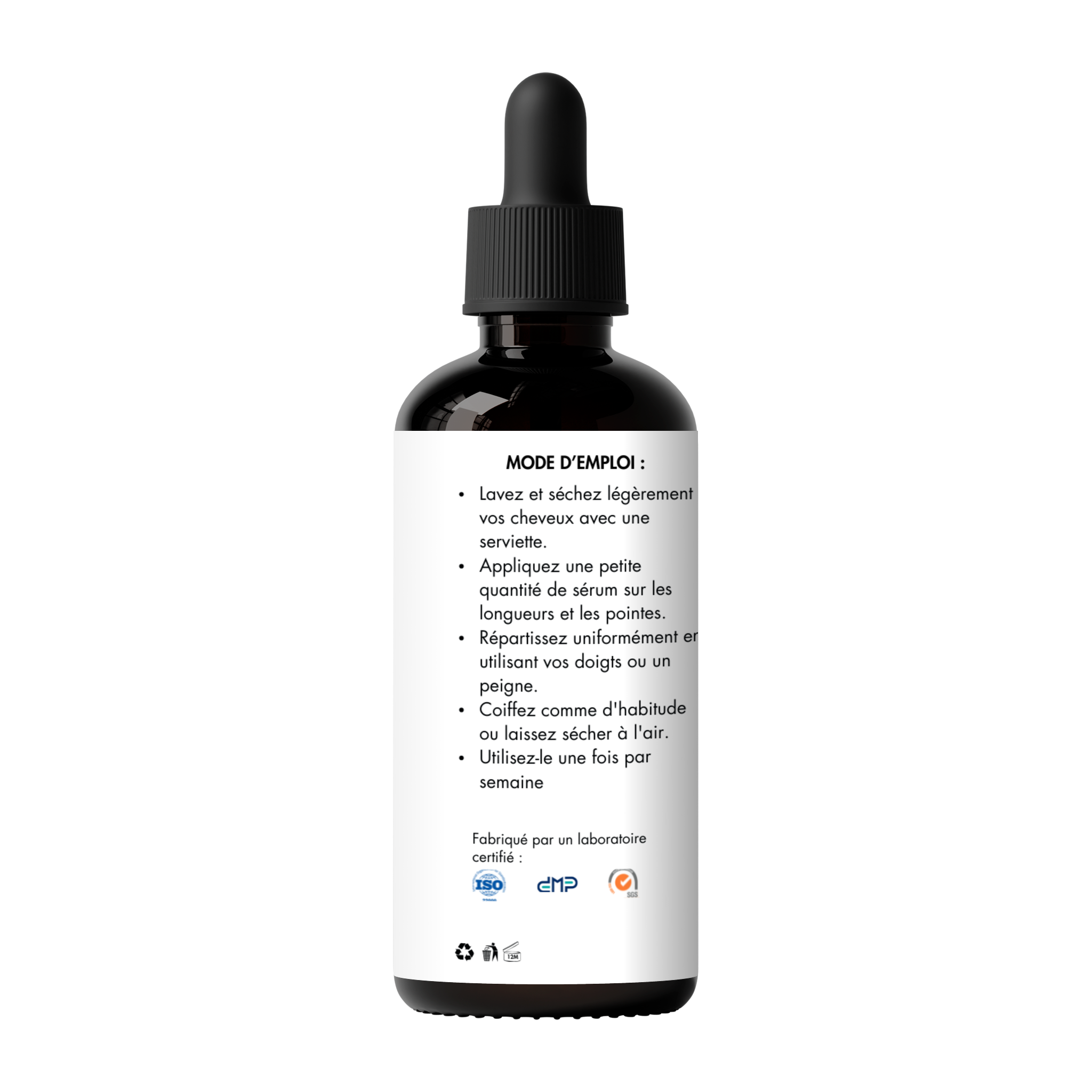 Sérum hydratant pour cheveux