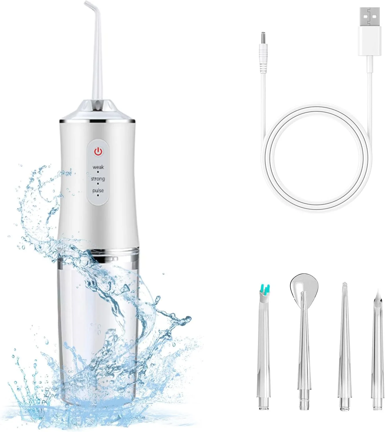 Electric dental water flosser