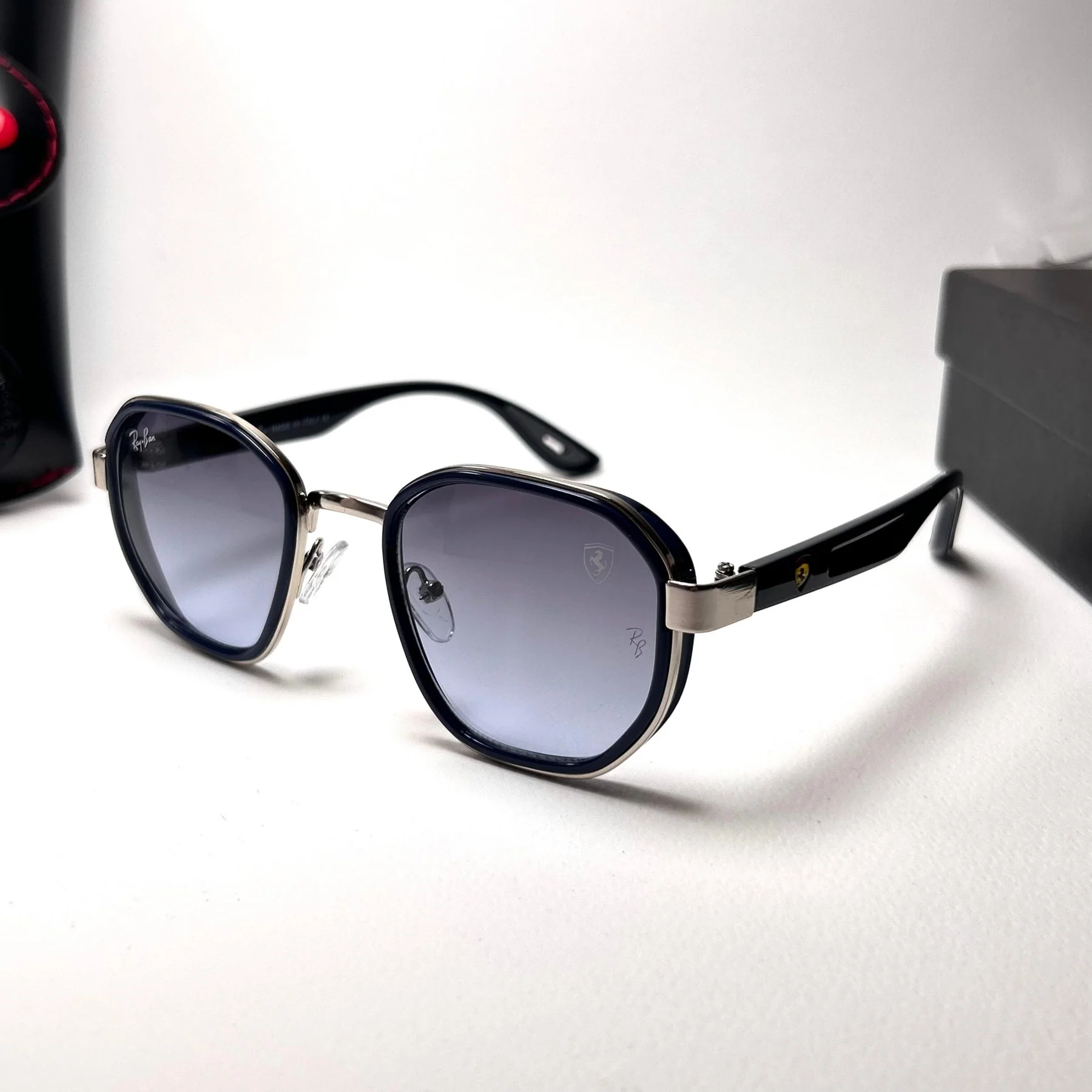 Ray Ban RB3674 Scuderia Ferrari - Ice Blue Gradient