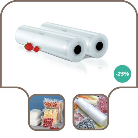 كيس فراغ من البلاستيك الشفاف