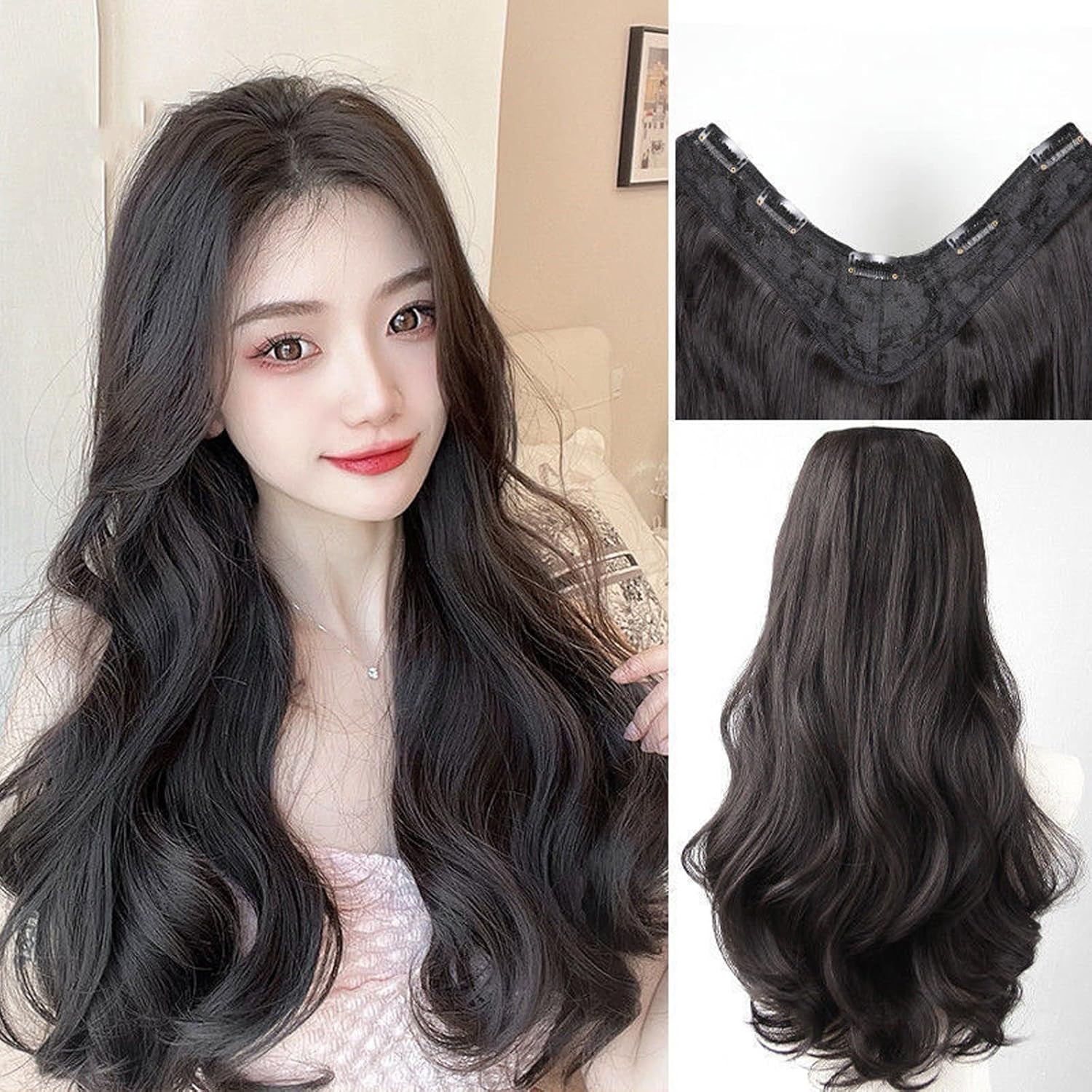 Curly Hair Extensions - وصلة شعرمستعارمموج
