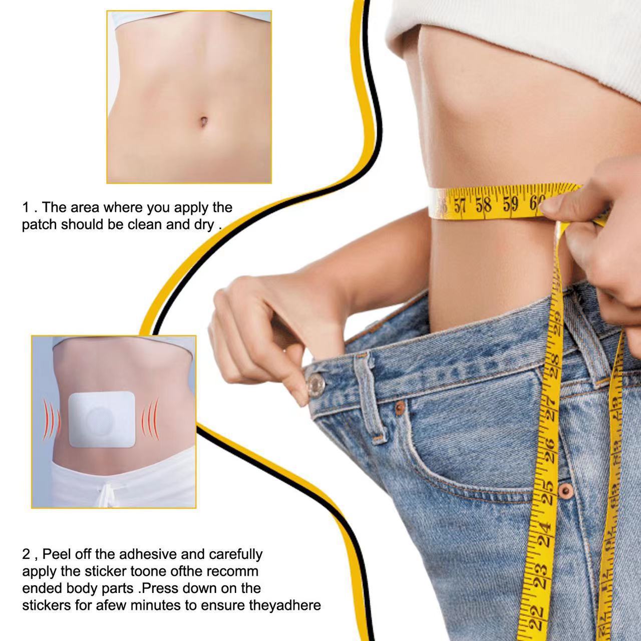 Adhesive strips for slimming - لاصقات إزالة الدهون من البطن