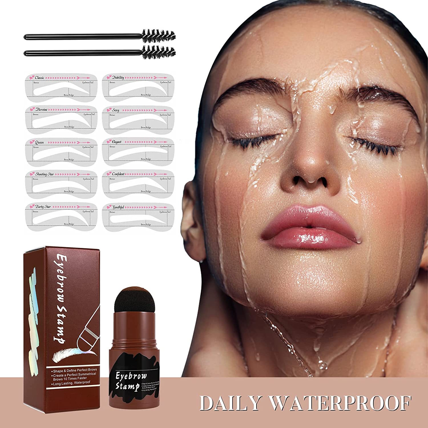 EyeBrow Stamp Shaping Kit - مجموعة تشكيل الحواجب