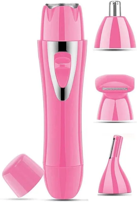 جهاز بأربعة رؤوس قابلة للتبديل لإزالة الشعر (4 في 1)