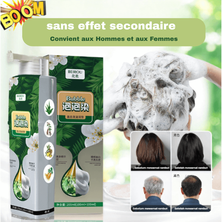 Douceur pour les cheveux et le cuir chevelu Coloration naturelle en Seulement 5 minutes CI