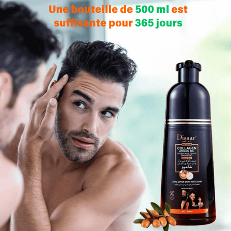 Fusion entre coloration et soin capillaire, Coloration naturelle en Seulement 5 minutes, renforce les cheveux dès les racines et prévient la chute des cheveux BF