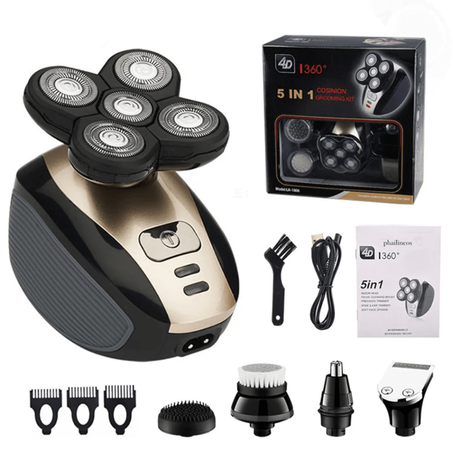 BaldCare Pro - Rasoir Électrique de Toilettage Pour Hommes-5 En 1
