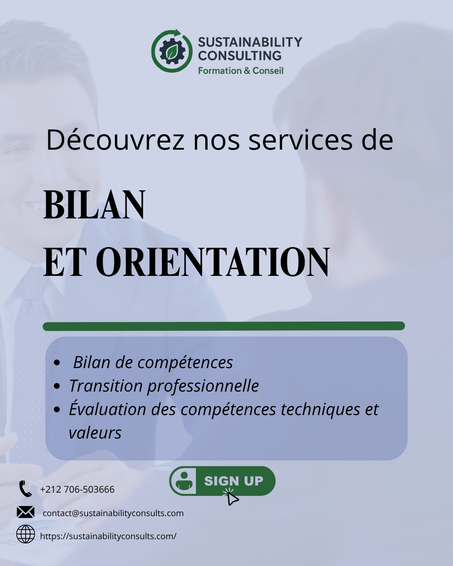 BILAN ET ORIENTATION