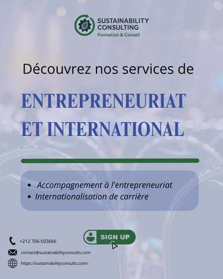 ENTREPRENEURIAT ET INTERNATIONAL