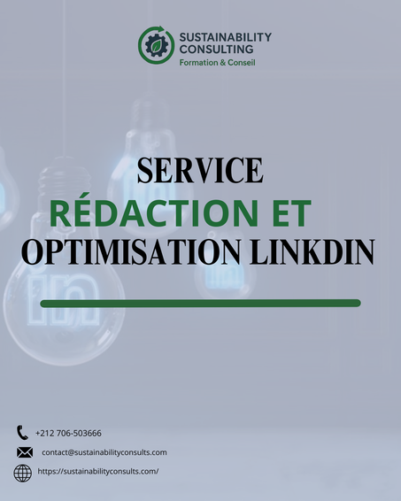 Service : Rédaction et Optimisation (LinkedIn)