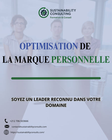 OPTIMISATION DE VOTRE MARQUE PERSONNELLE (Personal Branding)