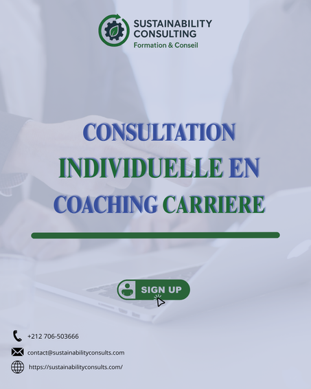 Consultation Individuelle en Coaching Carrière - (60min)