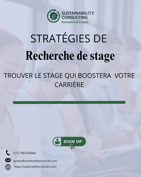 Programme d’Accompagnement pour la Recherche de Stage (PFE) - (Maroc)