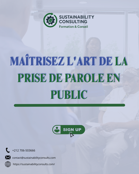 Maîtrisez l'Art de la Prise de Parole en Public (Individuel)(Certifiante)