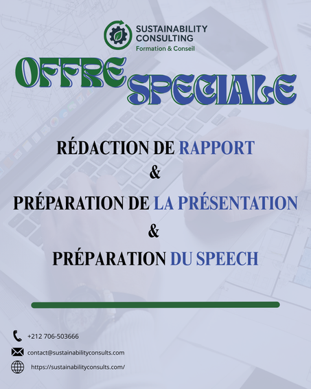 Offre PFE : Rédaction de Rapport, Préparation de la Présentation & Préparation du Speech