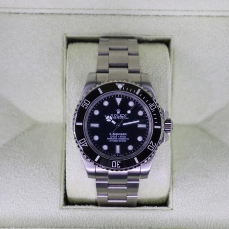 SUBMARINER NO DATE NOIR