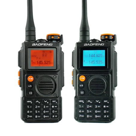 1 PAIRE de Deux (2) talkies walkie BAOFENG K6 de 10km