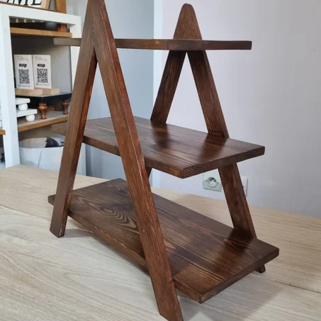 présentoir échelle à 3 niveaux