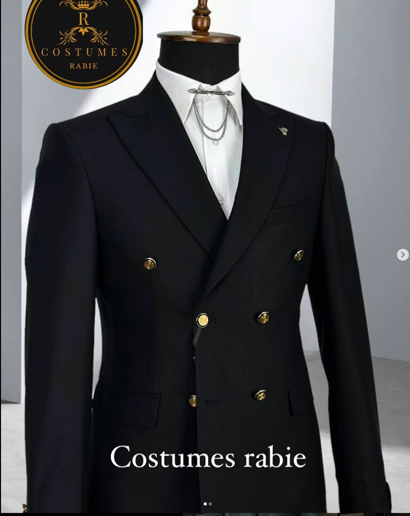 Costume Noir 2 pieces