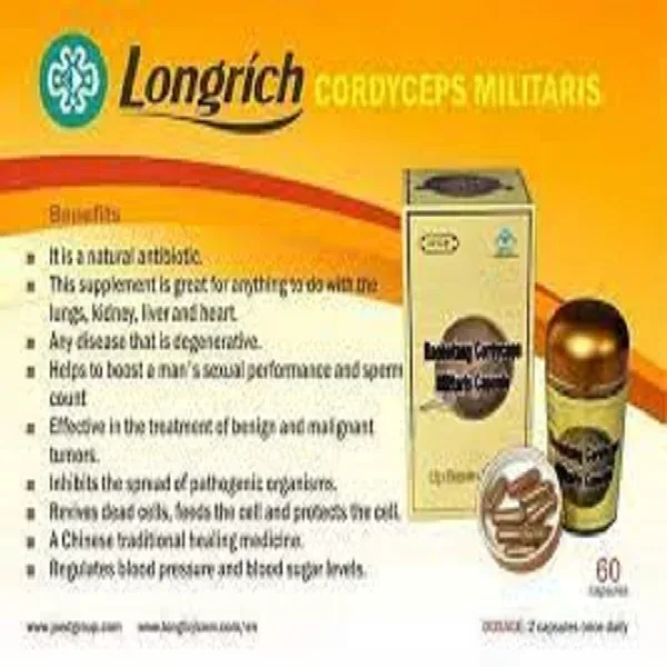 Cordyceps Militaris Capsules (60 capsules)