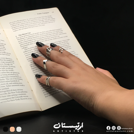 4Pcs Stainless Steel Open Rings Set Minimalist 2