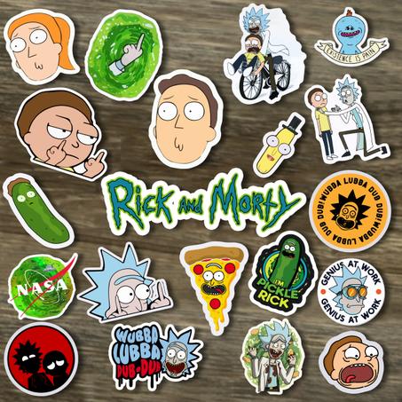 Rick and Morty Sticker Pack (set 25 pcs)