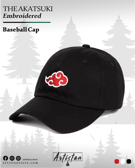THE AKATSUKI Cap - Embroidered Original