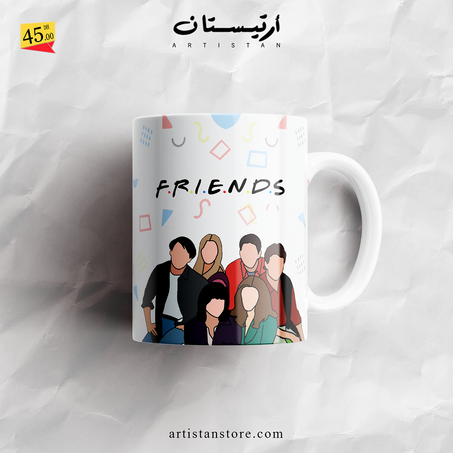 FRIENDS MUG - 11 oz Ceramic Coffee or Tea Mug