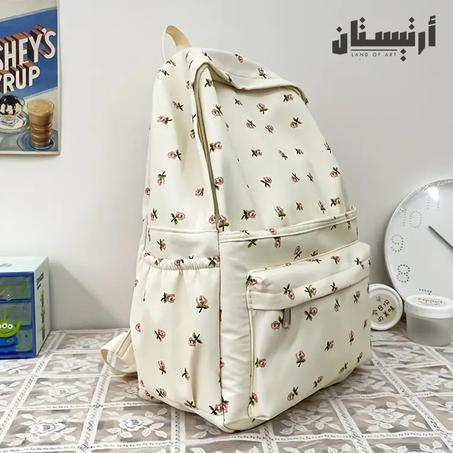 Cute Floral Pattern Backpack