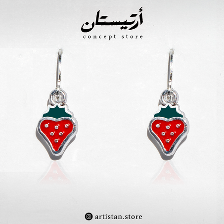 Red Strawberry Earring for Women Teen Girls Cute
