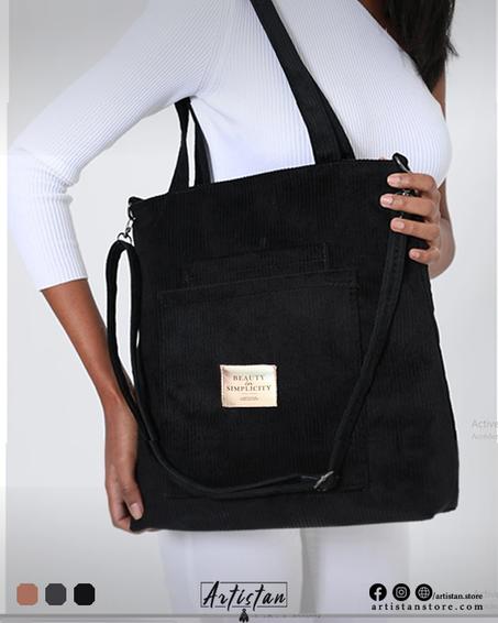BEAUTY IN SIMPLICITY BAG - BLACK