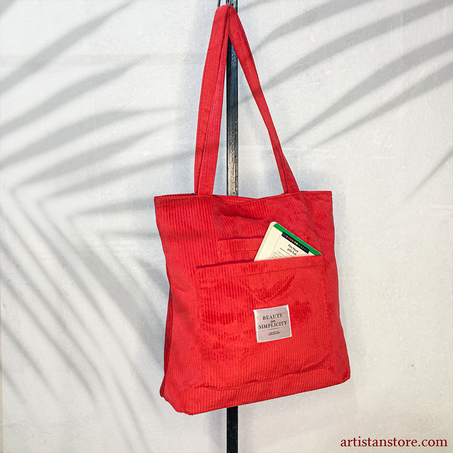 BEAUTY IN SIMPLICITY BAG CANDY RED