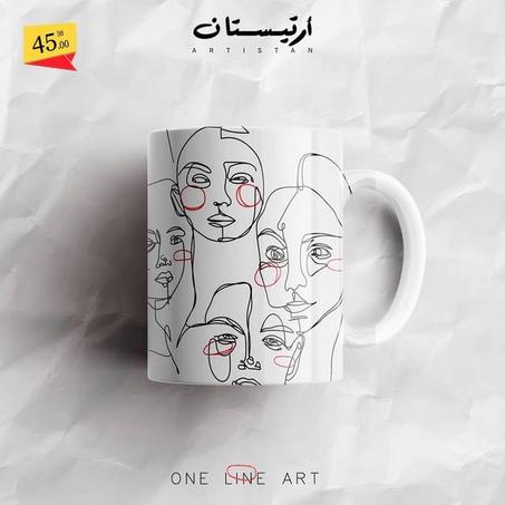 ART FACES 11 oz Ceramic Coffee or Tea Mug
