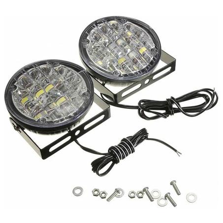 Feux Antibrouillard 2 Pièces 12V 18LED Pour Toutes Les Voitures