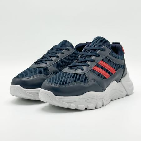 Chaussure streetwear casual confortable semelle absorbante au chocs - BLEU NUIT