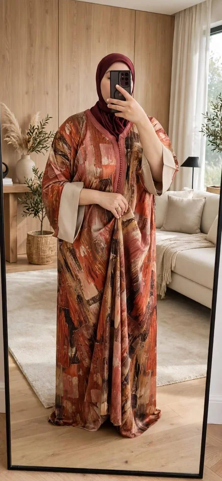 جلابة لمسة السلطانة الفاخرة 👑