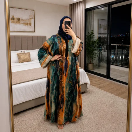 جلابة لمسة السلطانة الفاخرة 👑
