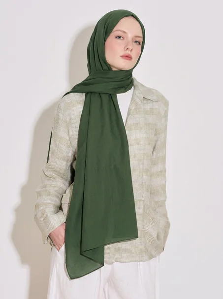 CHALE FERRANO NATUREL/VERT OLIVE